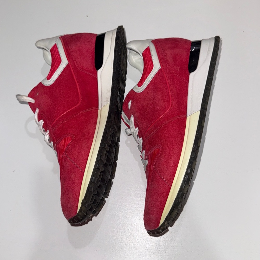 LOUIS VUITTON red sneakers - Picture 2 of 5